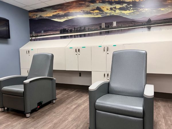 Recovery chairs at new Sharp Chula Vista Crisis Stabilization Center
